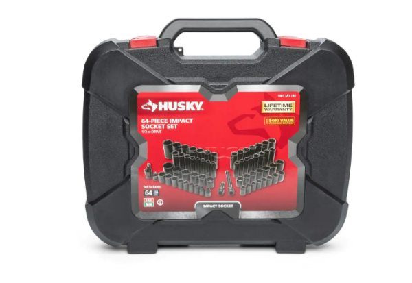 1/2 in. Drive SAE/Metric Impact Socket Set (64-Piece)