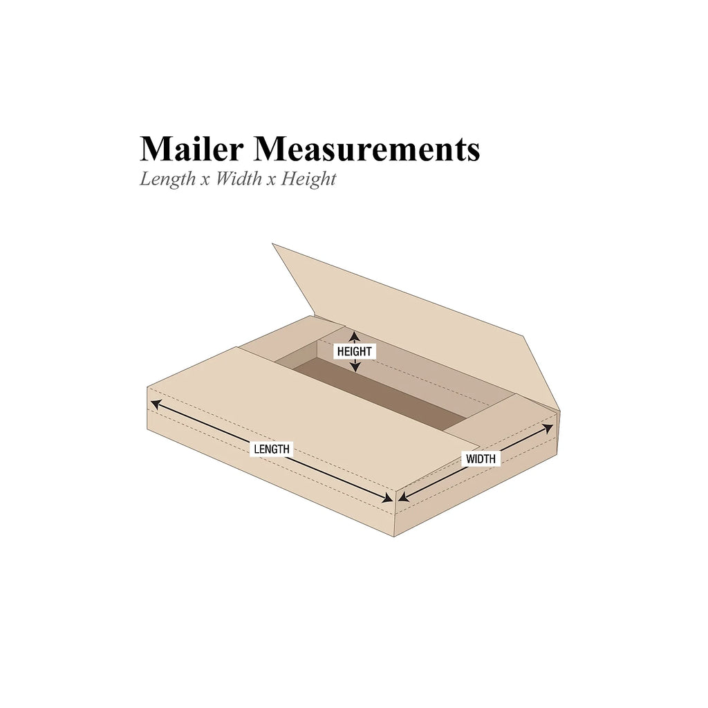 Box Partners Easy-Fold Mailers 20" x 16" x 2" Kraft 50/Bundle M20162BFK