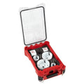 Kit de scies cloches bimétalliques 10 pièces avec coffret de rangement compact