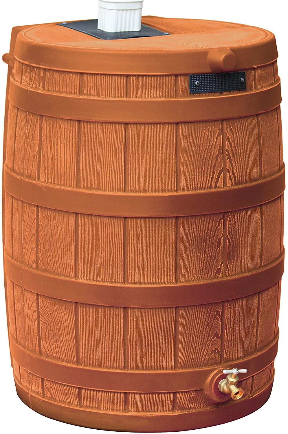 Good Ideas Rain Wizard 50 Gallon Rain Barrel - Plastic Outdoor Water Storage Collector