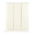 Grande armoire enfant beurre 3 portes avec penderies et étagères réglables