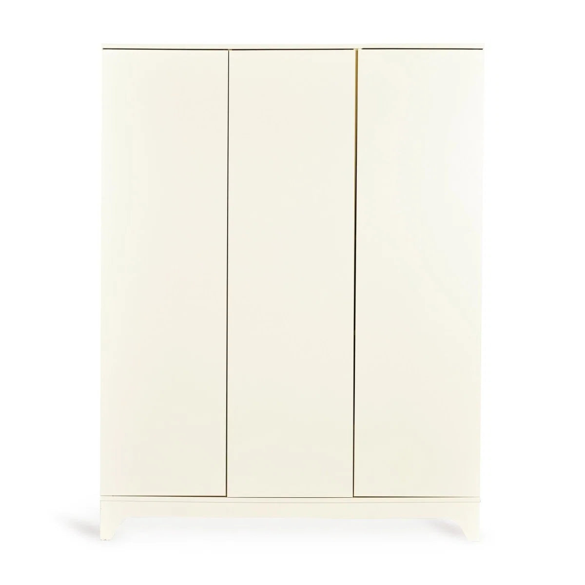 Grande armoire enfant beurre 3 portes avec penderies et étagères réglables