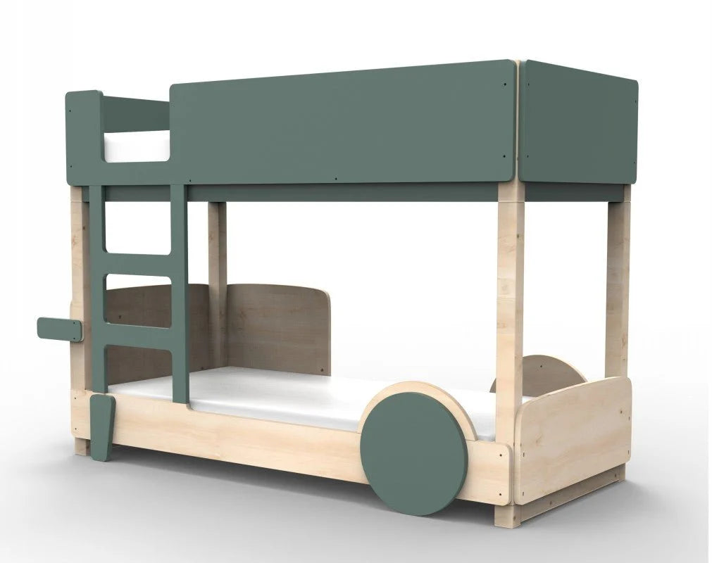 Lit enfant évolutif 90x190 cm en sapin massif avec sommier inclus