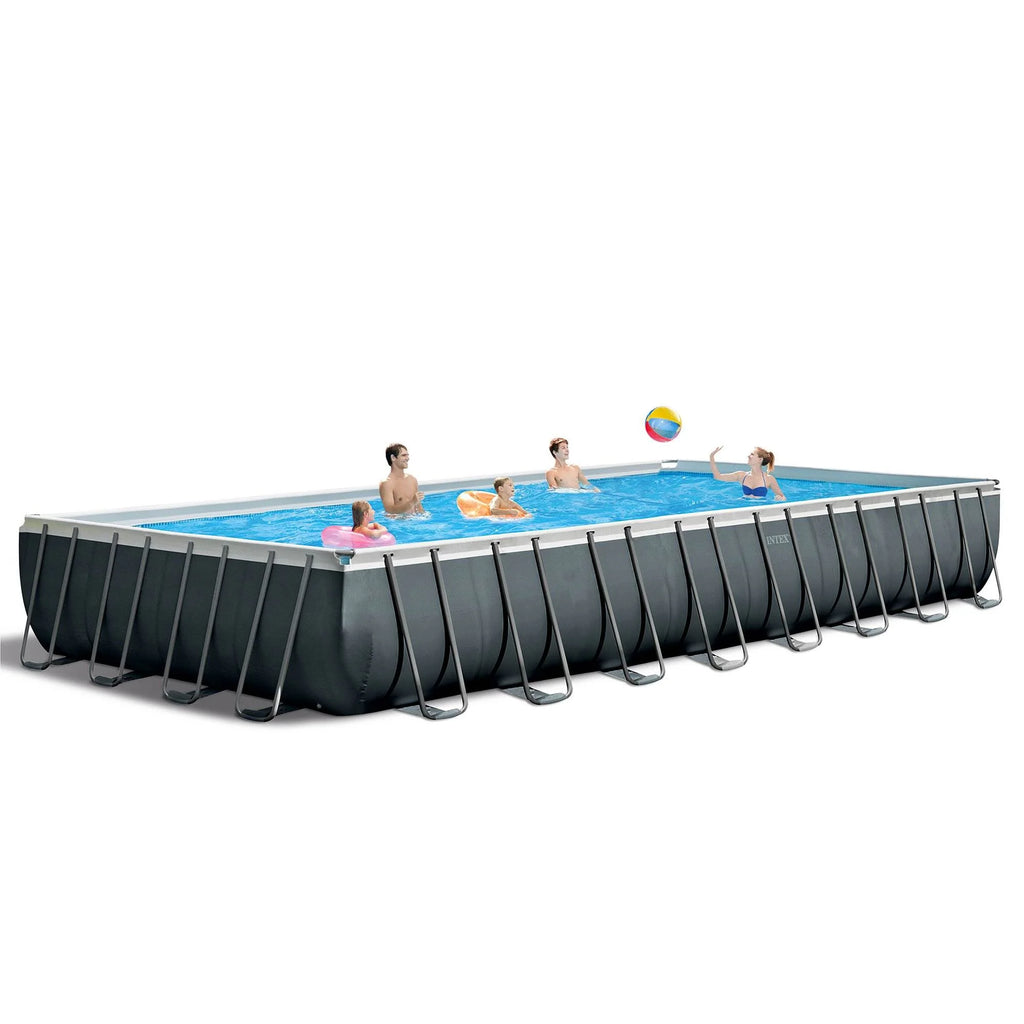 Intex 24' x 12' x 52" Ultra XTR Rectangular Frame Swimming Pool Set + Pump