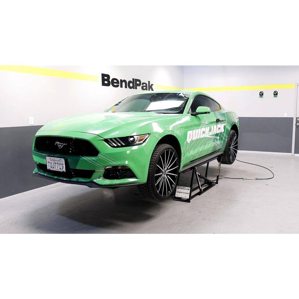 7000TL Portable Vehicle Lift System for Trucks & SUVs, 7,000 lb Capacity Hydraulic Car Lift with Safety Locks & Lift Blocks