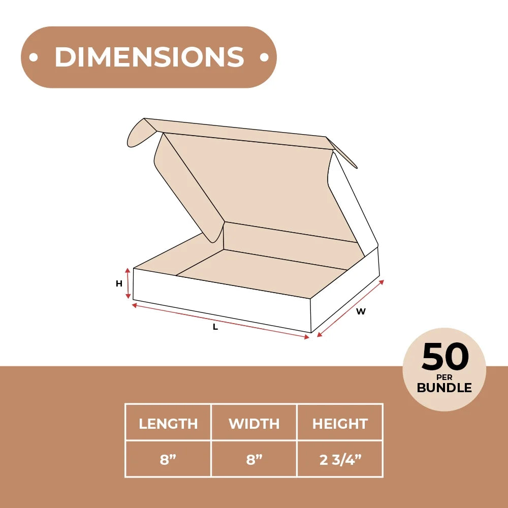 SSBM 12" x 12" x 4" ECT-32B Kraft Literature Shipping Mailers 50/Case