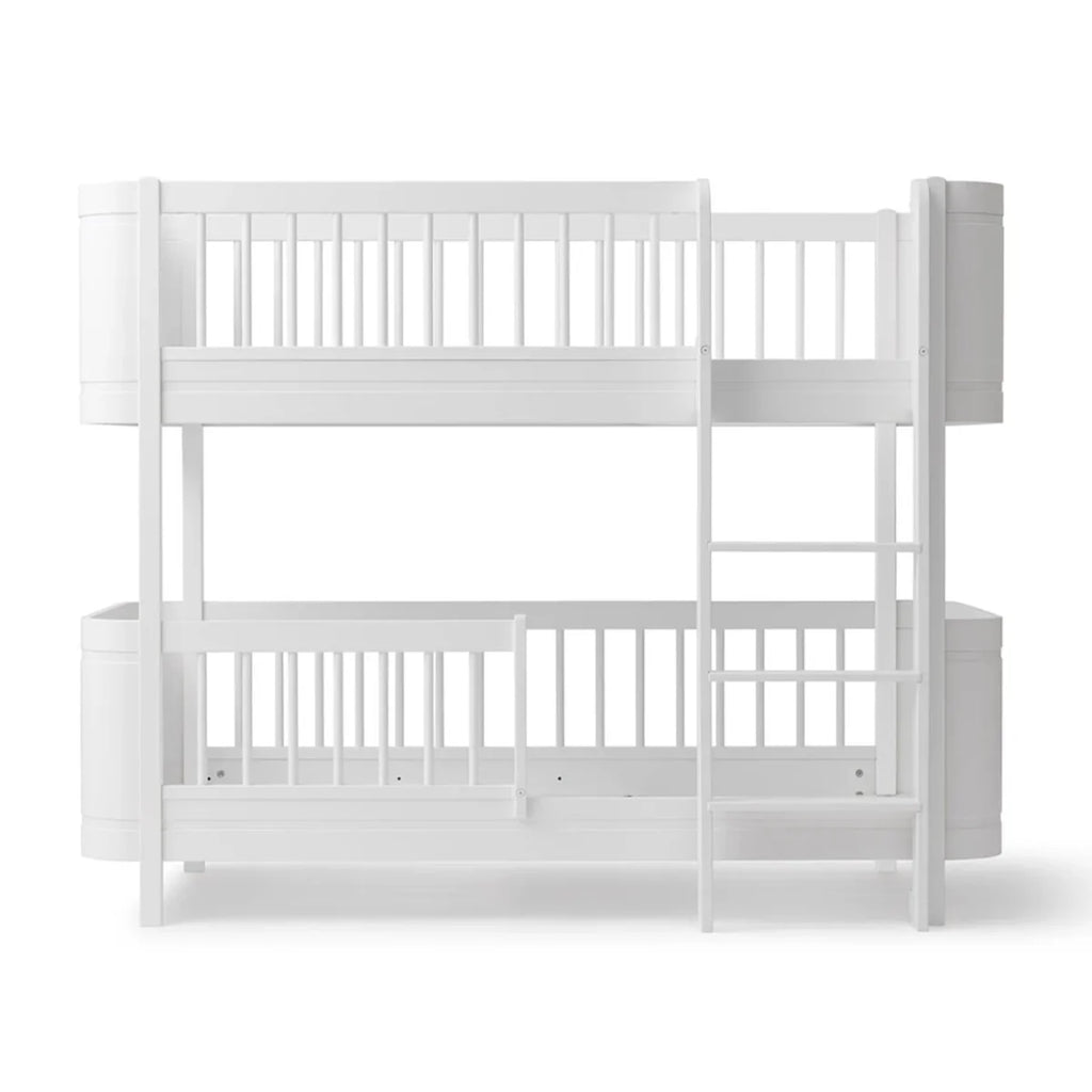 Mini+ Wood Lit superposé mi-haut enfant 68x162 cm évolutif