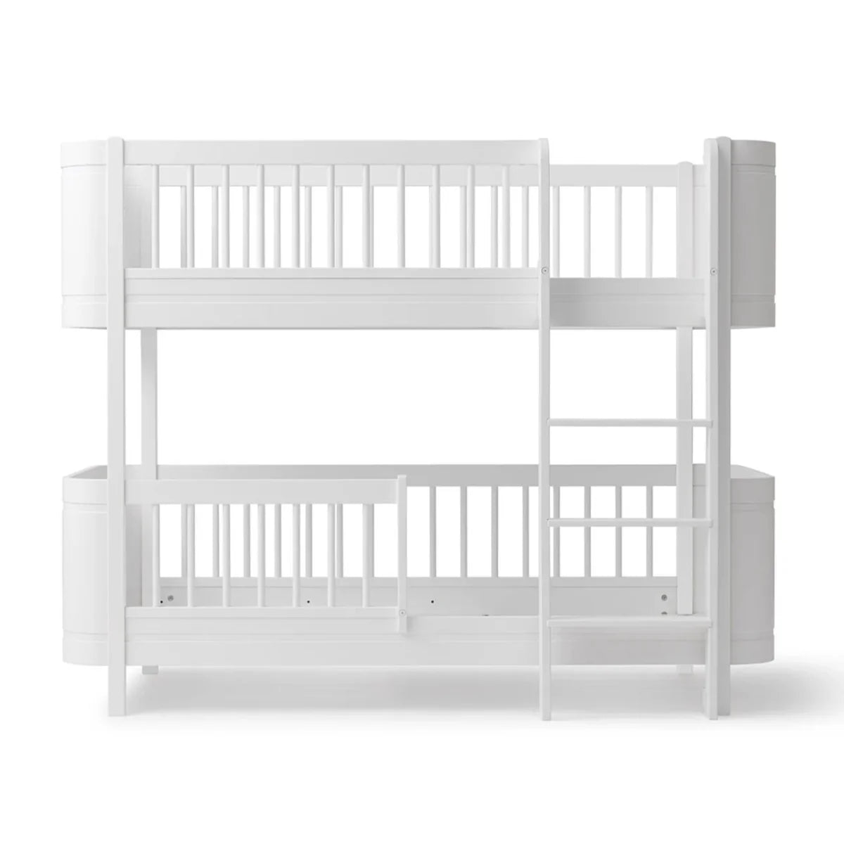 Mini+ Wood Lit superposé mi-haut enfant 68x162 cm évolutif