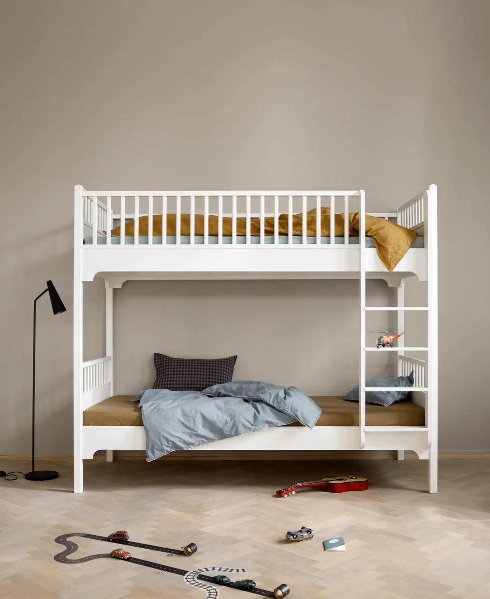Lit superposé Classic 90x200 cm avec échelle verticale modulable