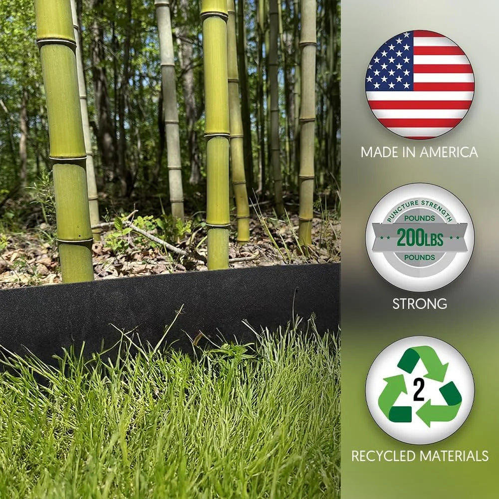 40 feet Long x 24 inch x 60 mil - Bamboo Root Barrier/Water Barrier