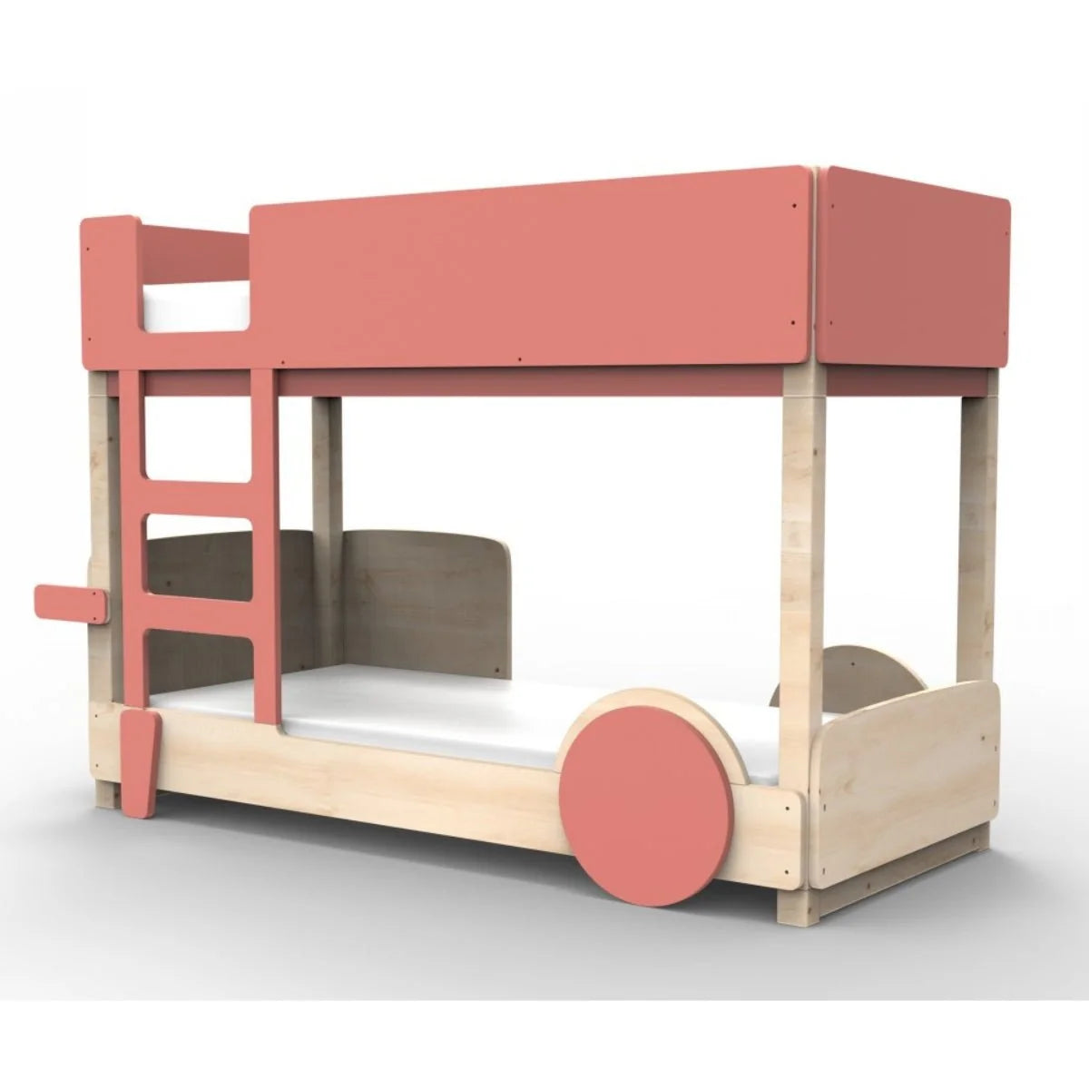 Lit enfant évolutif 90x190 cm en sapin massif avec sommier inclus