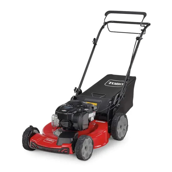22-Inch Gas Self-Propelled Lawn Mower - Front-Wheel Drive High-Wheel Mower with Grass Collection Bag