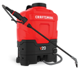 20V Battery Powered Backpack Sprayer, 4-Gallon Plastic Tank, Cordless Pump Sprayer