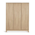 Grande armoire enfant Honey Ash 3 portes avec penderies et étagères réglables