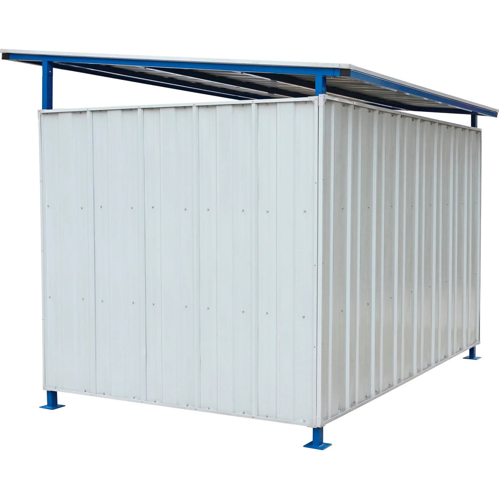 Global Industrial 708408 16 Bike Outdoor Bike Storage Shelter - 120 x 95.5 x 90.06 in.