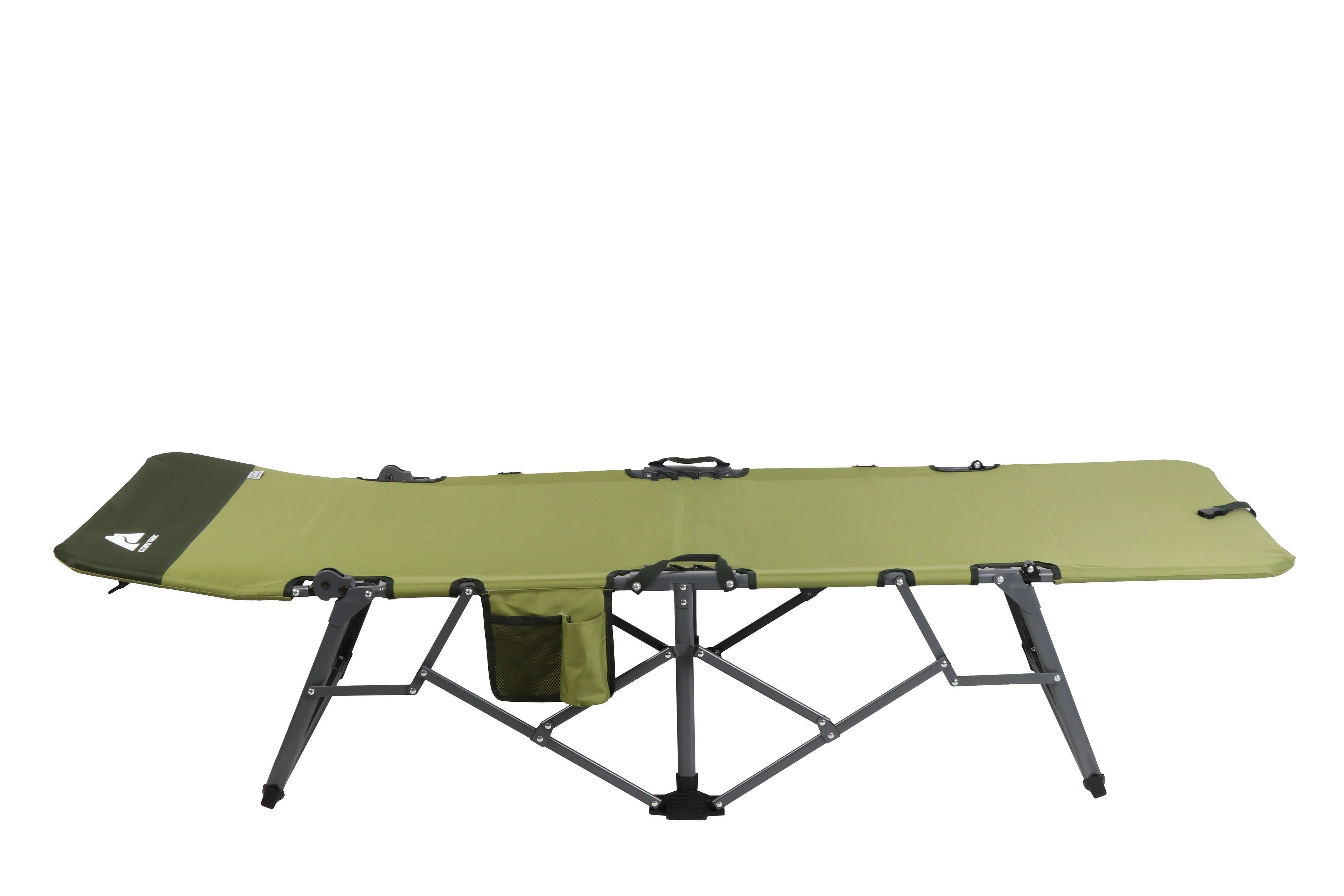 Ozark Trail Adult Quick Fold Speedy Camp Cot, Green, 79"x 33" x 16"
