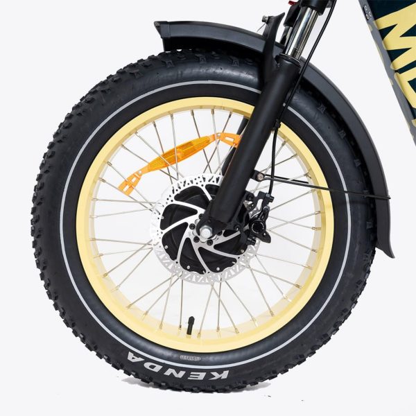 750W Foldable Electric Trike - 48V 14Ah Fat Tire 3 Wheel E-Bike with Baskets